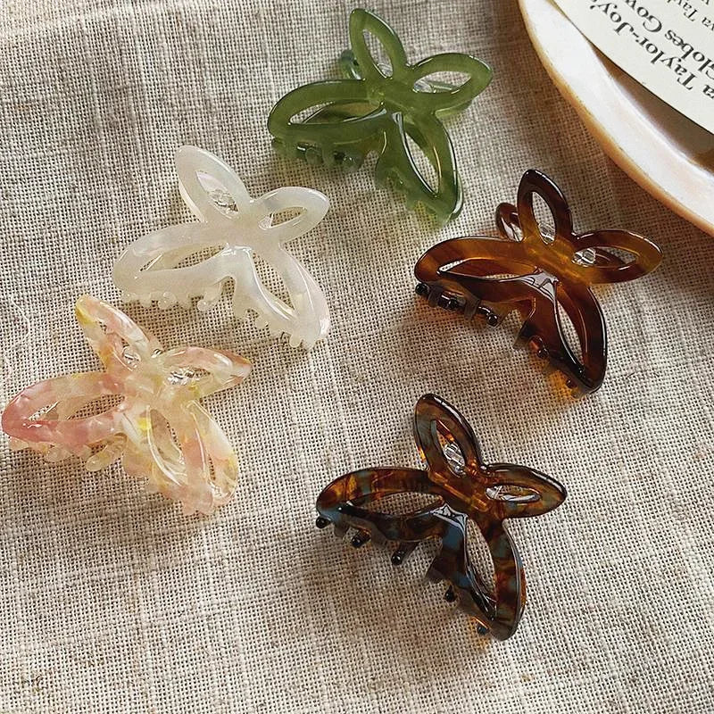 M&T Wear - Half Tie Butterfly Hair Clip Shark Clip