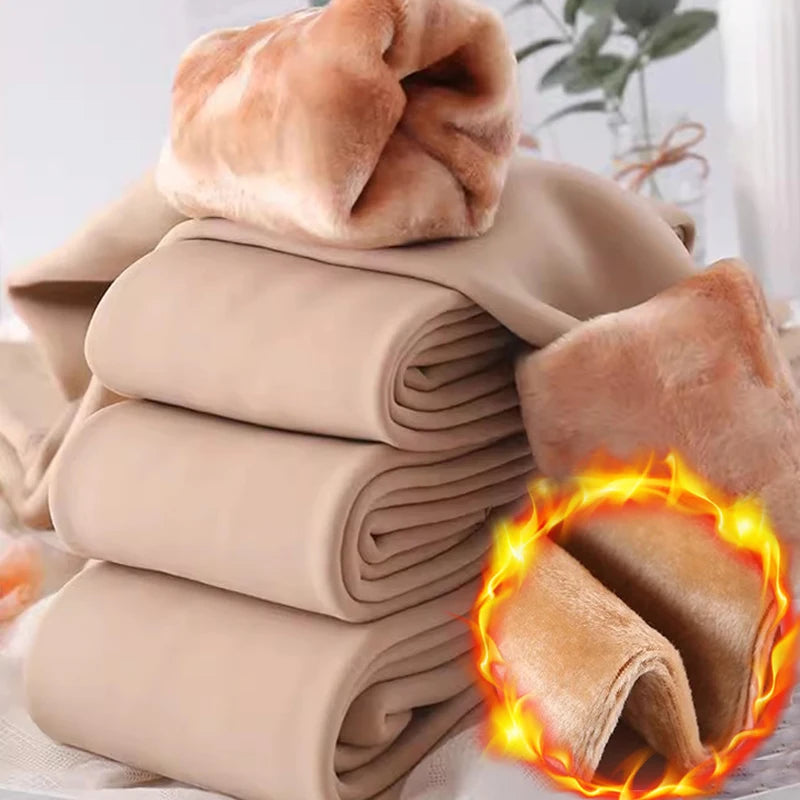 M&T Wear - Winter Velvet High Waist Leggings for Women