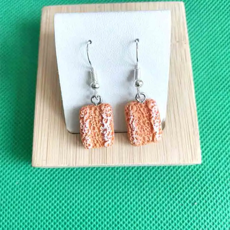 M&T Wear - Geometric Cute Food Series Earrings
