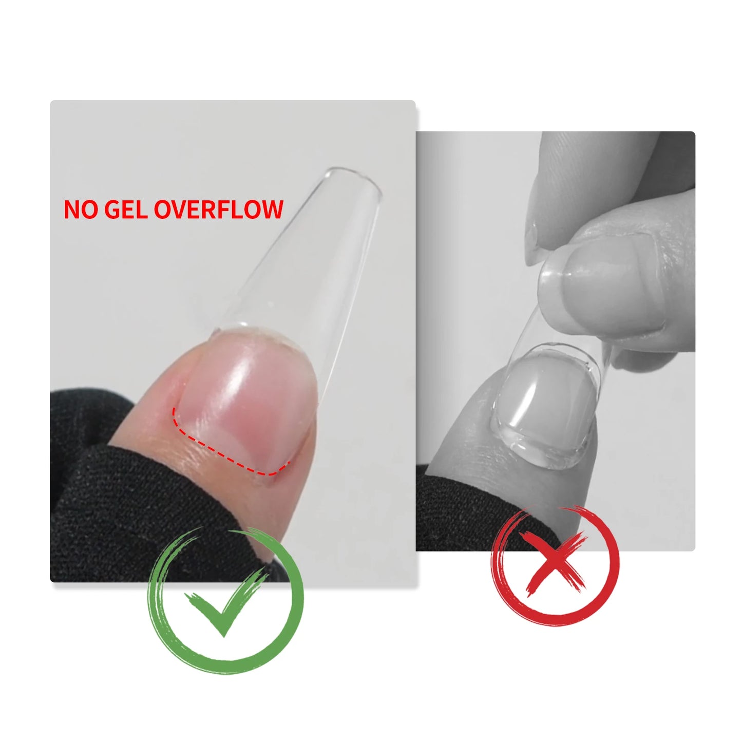 M&T Wear - Soft Nail Tips Gel Glue 20g | Long-Lasting Adhesive for Fake Nails