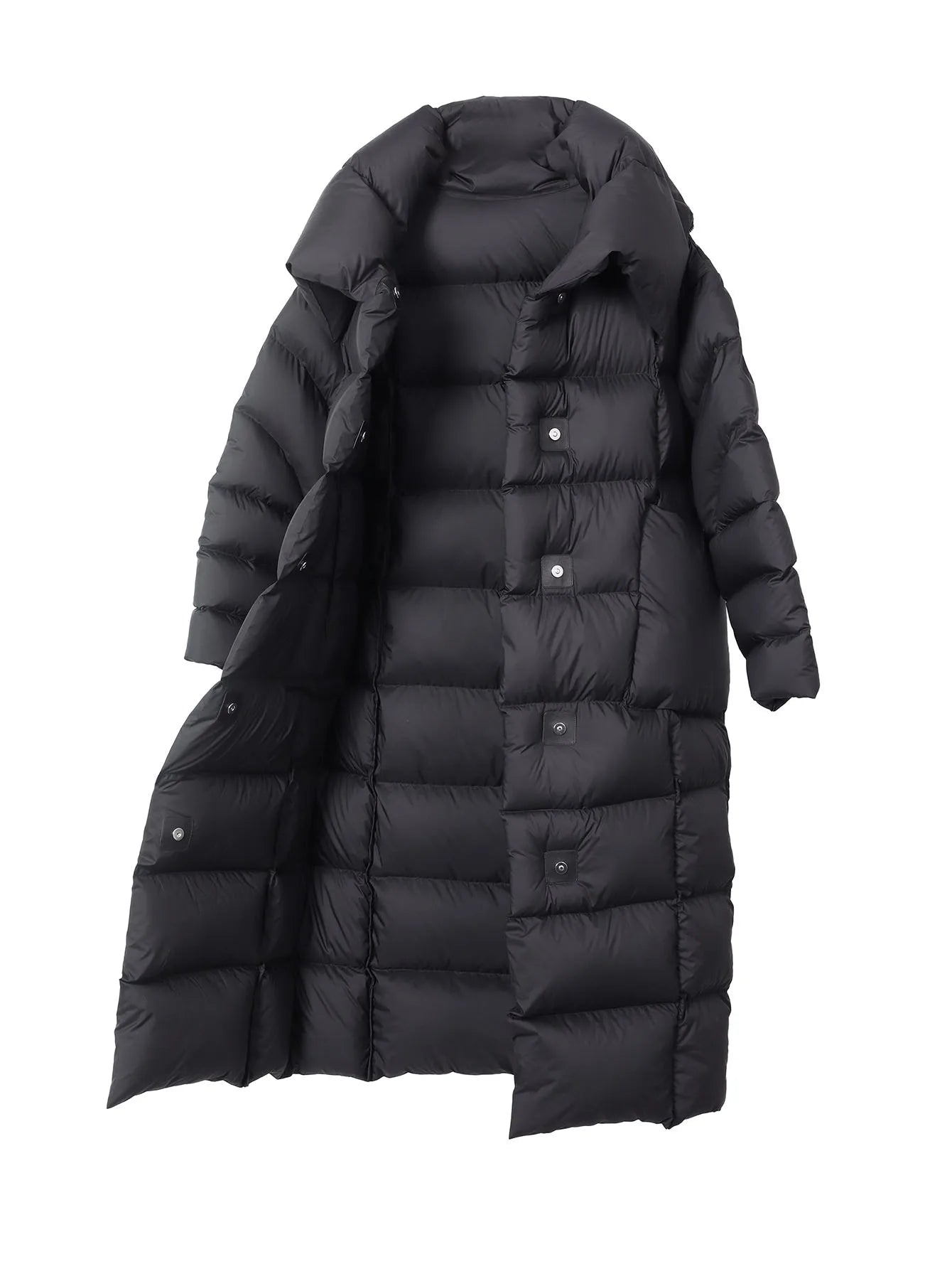 M&T Wear - The Ultimate Luxury Knee-Length White Down Puffer Coat