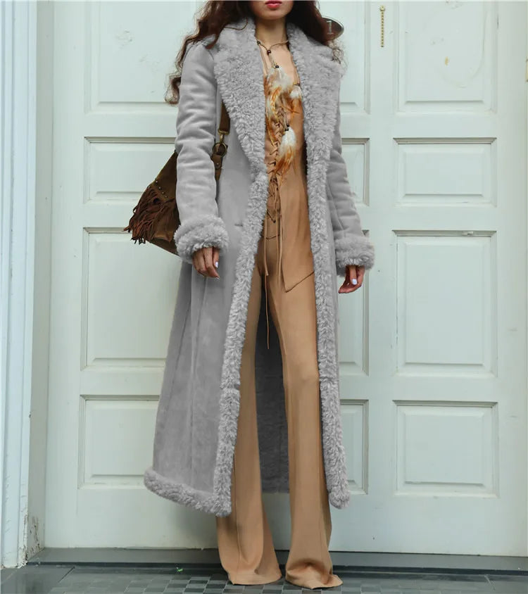 M&T Wear - Women's European Style Thickened Suede Winter Coat