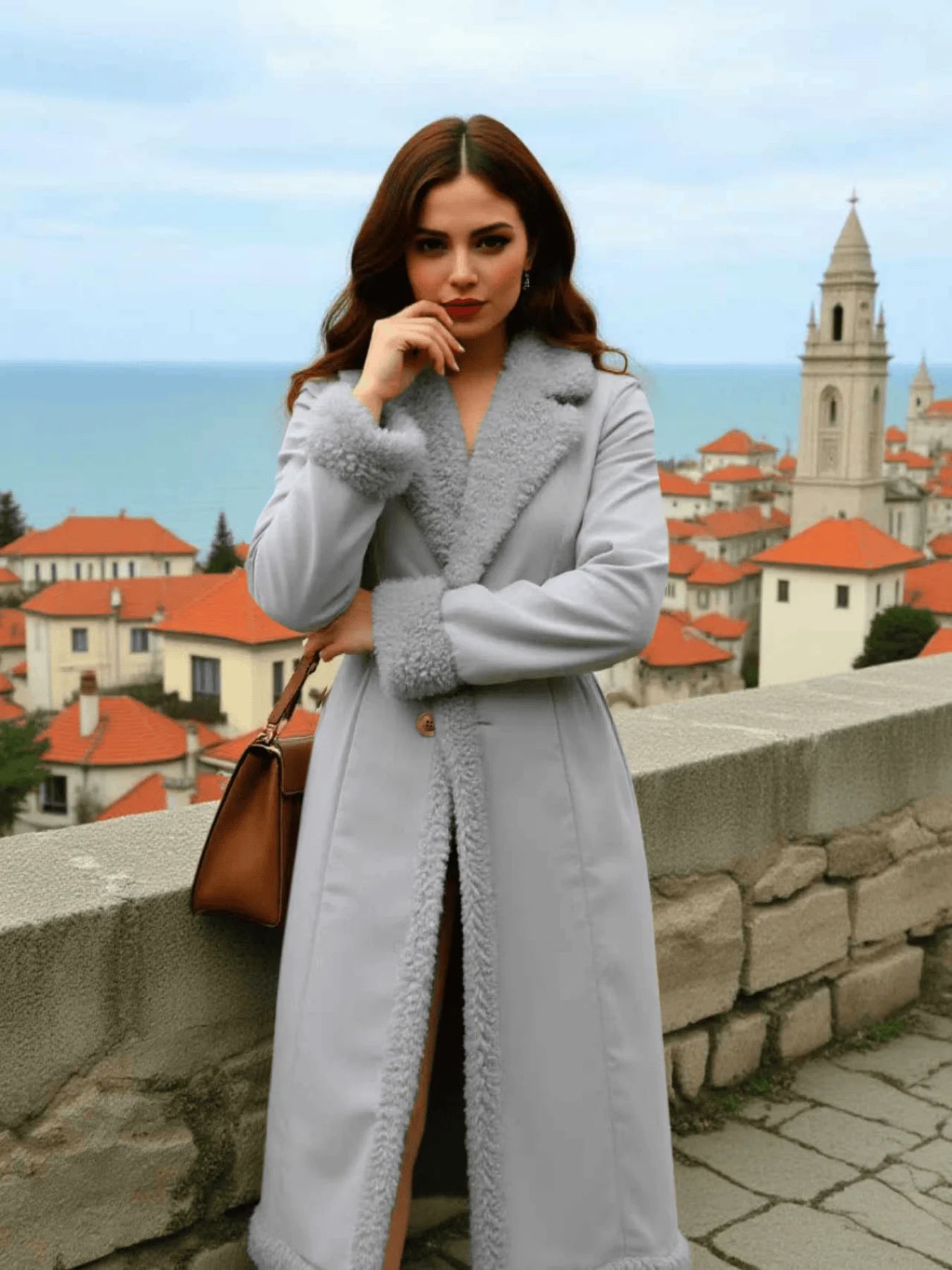 M&T Wear - Euro-Style X-Long Thickened Fleece Lined Winter Coat