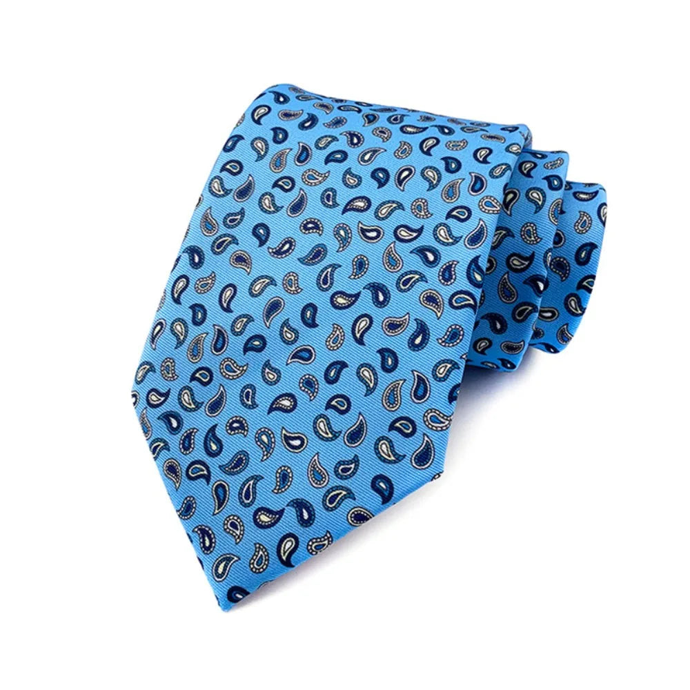 M&T Wear - Luxury Adjustable 8cm Vintage Silk Neck Tie