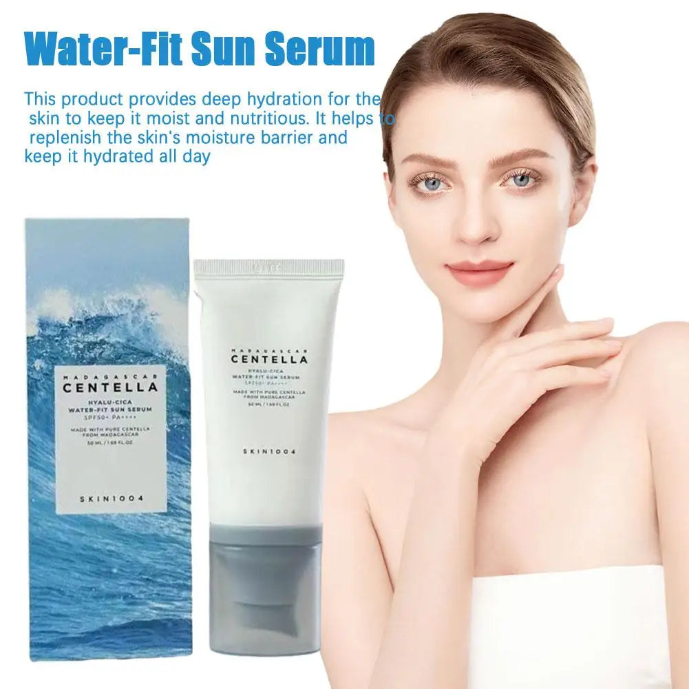CENTELLA Instant Water-Fit Sun Serum Refreshing Moisturizing Non-Greasy Korean Sunscream Protection Product 50ml Skincare