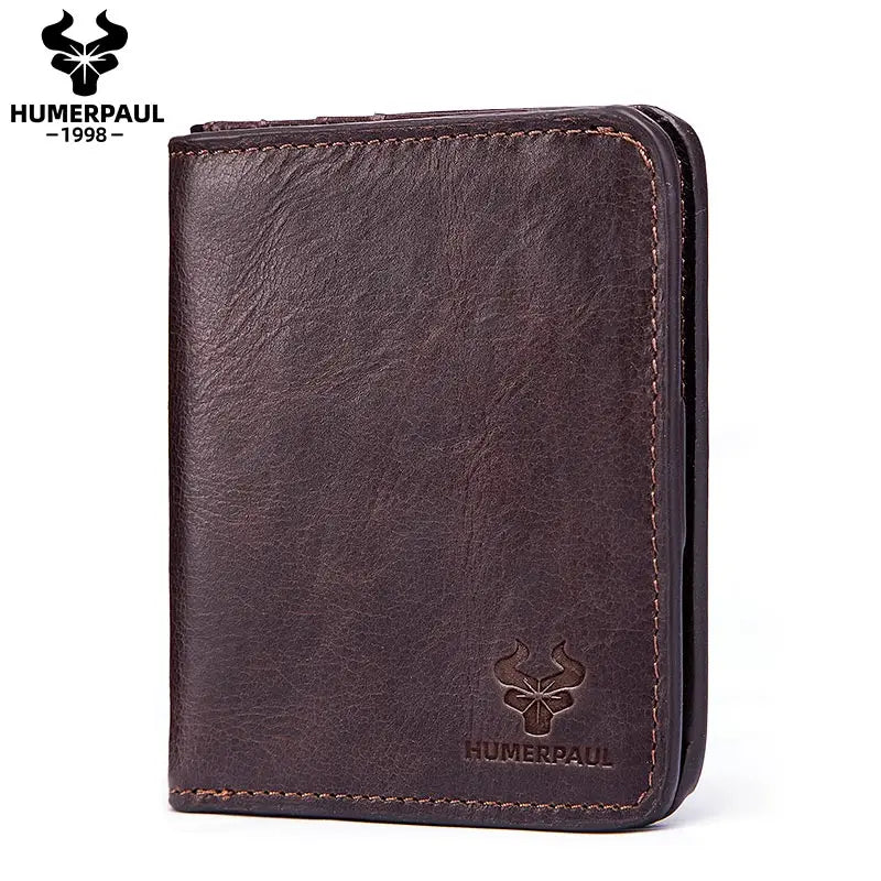 M&T Wear - Slim Cowhide Leather Wallet for Men