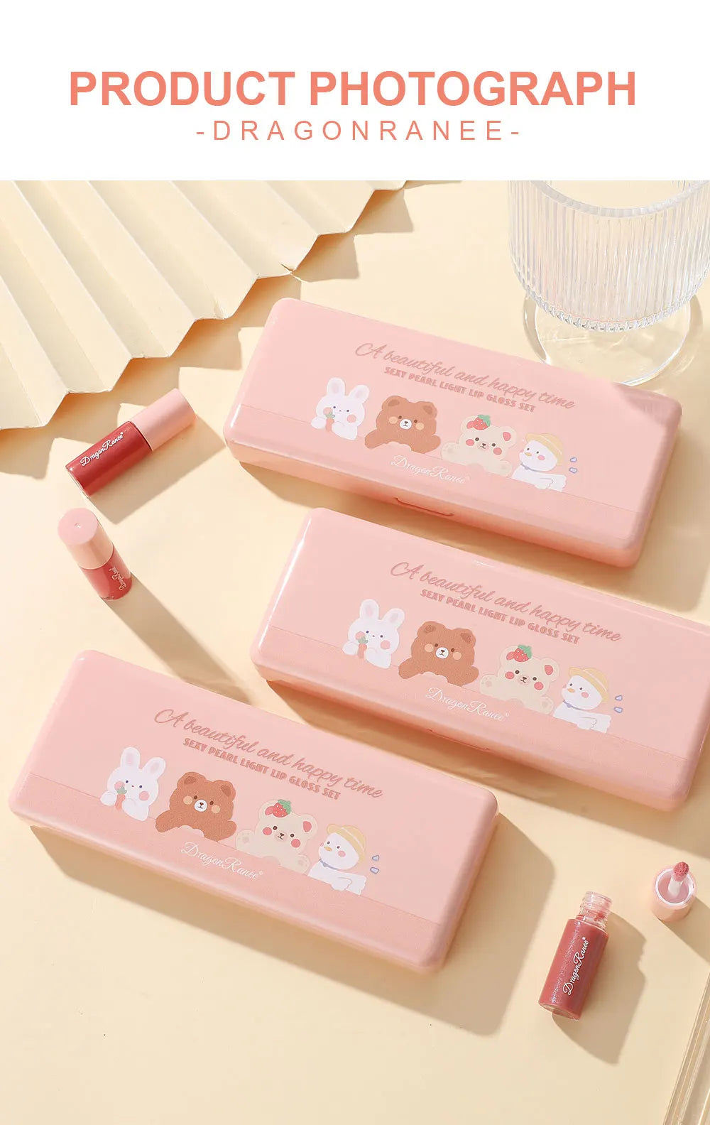 M&T Wear 10-Piece Shimmering Lip Gloss Set – Long-Lasting, Non-Stick, Moisturizing & Pearlescent Lip Glaze Collection