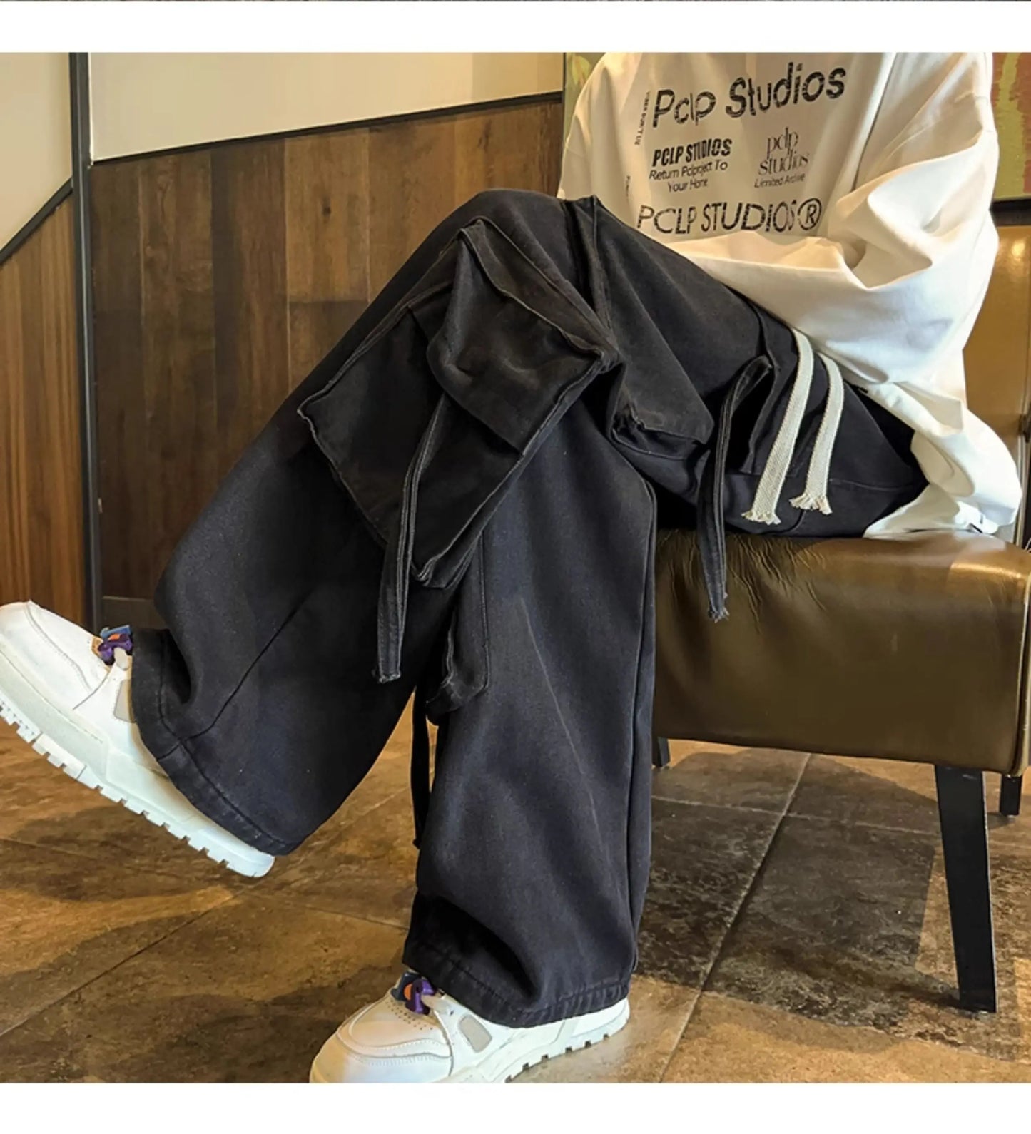 M&T Wear - Men’s Hip Hop Wide-Leg Jeans – Streetwear Style