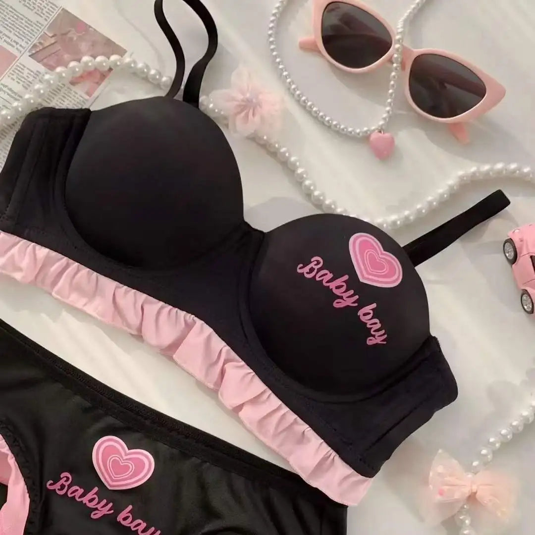 M&T Wear - Lingerie for Girls, A Bra Cover Set Without Underwire That Makes Women Look Rounder and Larger Bra set