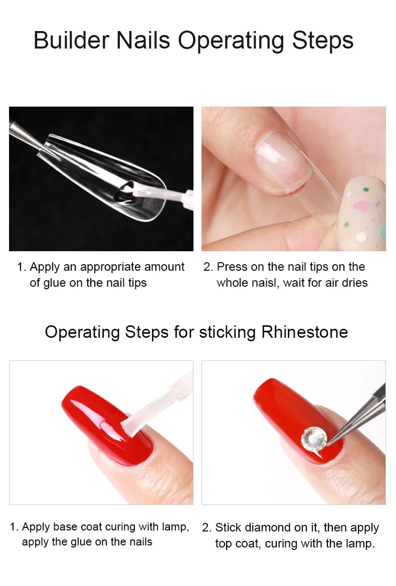 M&T Wear - Super Strong Nail Glue 7g | Long-Lasting Adhesive for False Nails