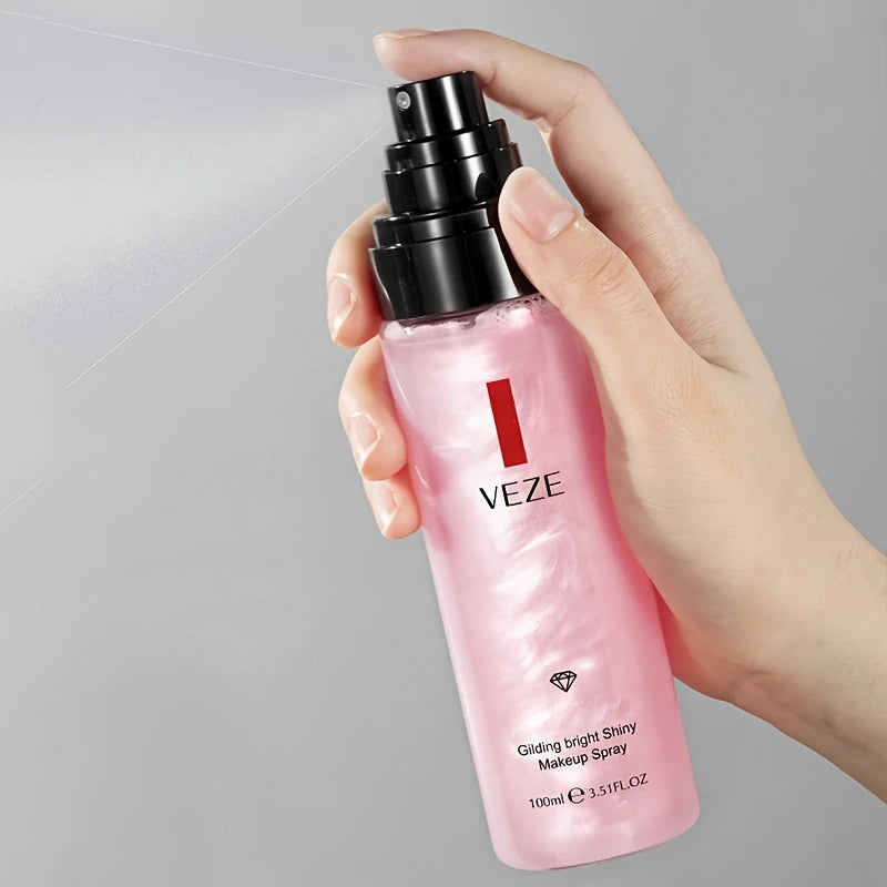 100Ml Setting Spray,Glossy Matte Base Makeup,Mattifying Lightweight & Hydrating Make-up Fixer Spray Makeup Fixation for All Skin