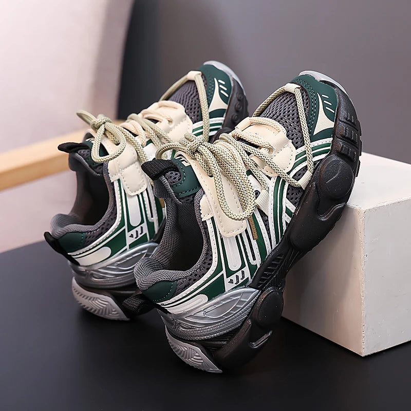 M&T Wear - Kids Sport Shoes Non-slip Fashion Toddler 2025 New Autumn Children Shoes for Boys Mesh Breathable Girls Sneakers Size 26-36