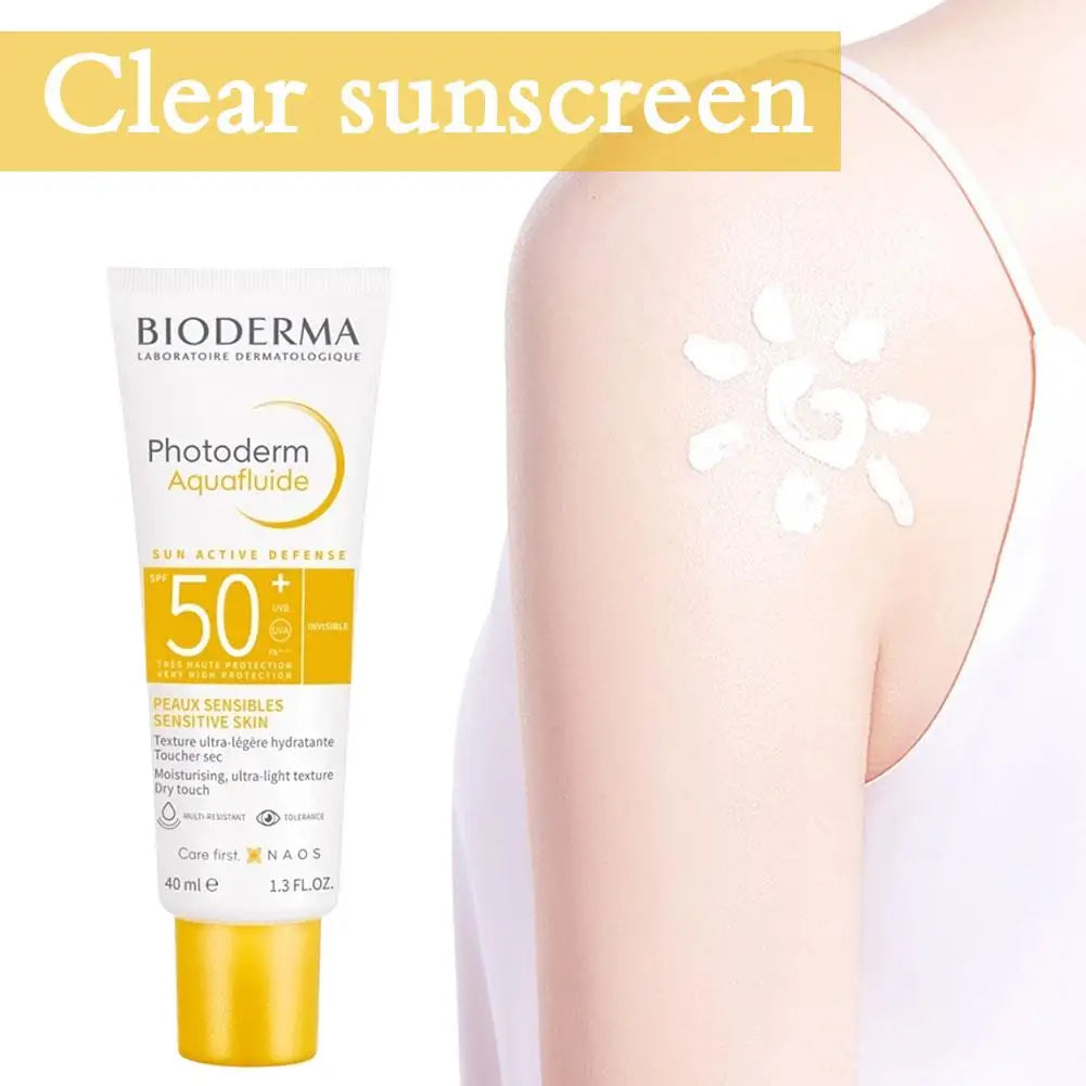 BIODERMA Sunscreen Cream SPF50+  All Skin Types - Sensitive Skin Ance Skin Dry Skin Waterproof Sweat Proof Sunblock