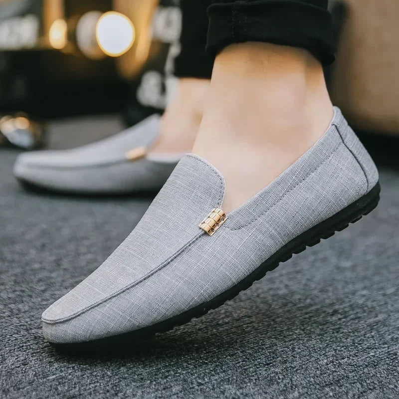 M&T Wear - Shoes Men Casual  Comfort Men Shoes Denim Male Shoes Adult Footwear 2024 New  Loafers Canvas  Sneakers Driving