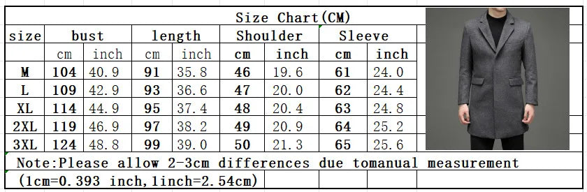 M&T Wear - Men's Solid Color Business Casual Autumn Jacket