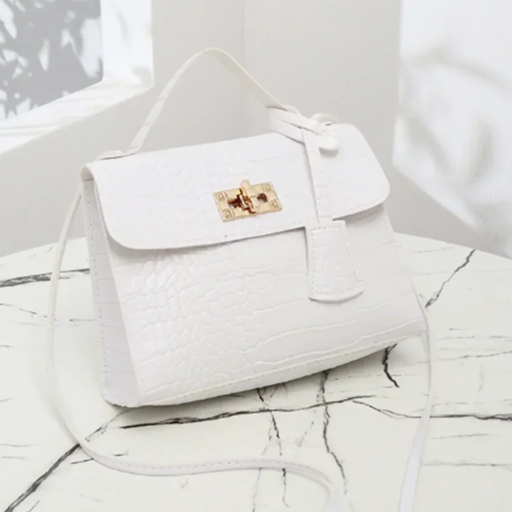 M&T Wear - Women’s Crocodile Print Baguette Shoulder Bag