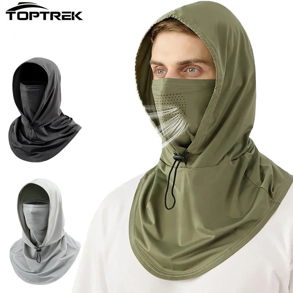 M&T Wear - Outdoor Full Face Sun Hat with Mask, Breathable UV Protection