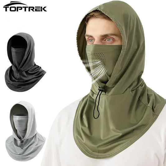 M&T Wear - Outdoor Full Face Sun Hat with Mask, Breathable UV Protection