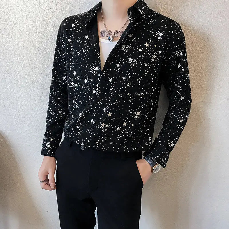 M&T Wear - Man Shirt Black Funny With Print Graphic Printed Shirts