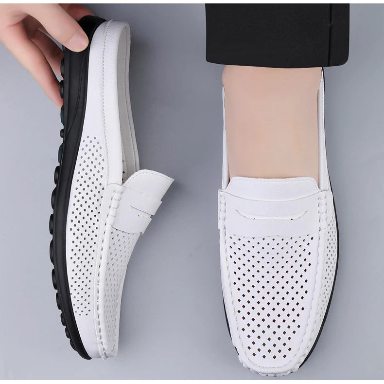 M&T Wear - Men's casual shoes four season light versatile fashion soft soled outdoor comfortable semi slippers wear-resistant casual shoes
