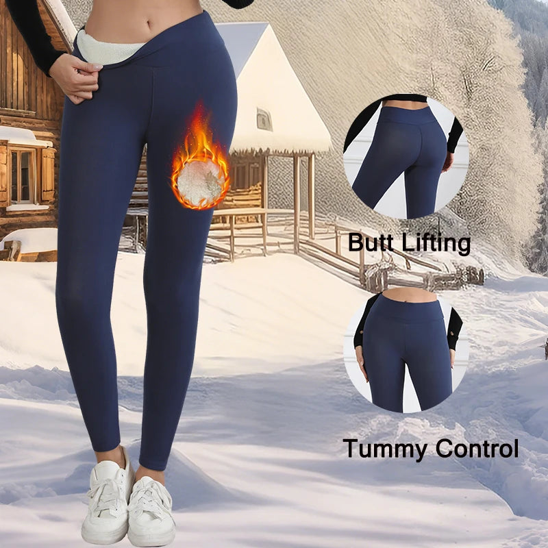 M&T Wear - Autumn Winter Warm Fleece Leggings for Women