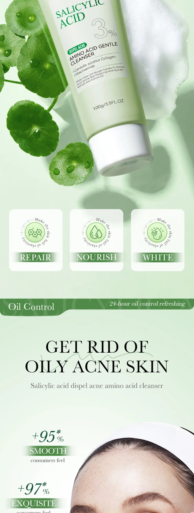 M&T Wear - Salicylic Acid Facial Cleanser