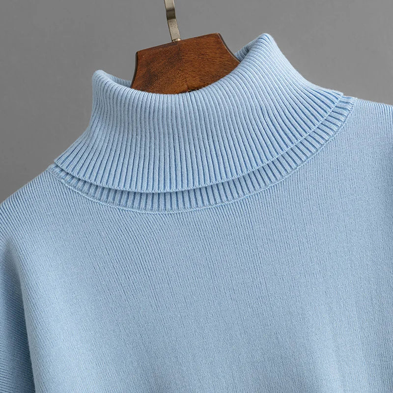 aM&T Wear - Elegant 2-Piece Knitted Sweater & Skirt Suit