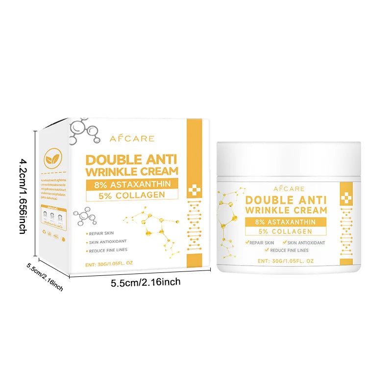 Astaxanthin Face Cream Anti Aging Moisturizing Quick Absorption Moisturizing Antioxidant Facial Cream Reduce Wrinkles Skin Care