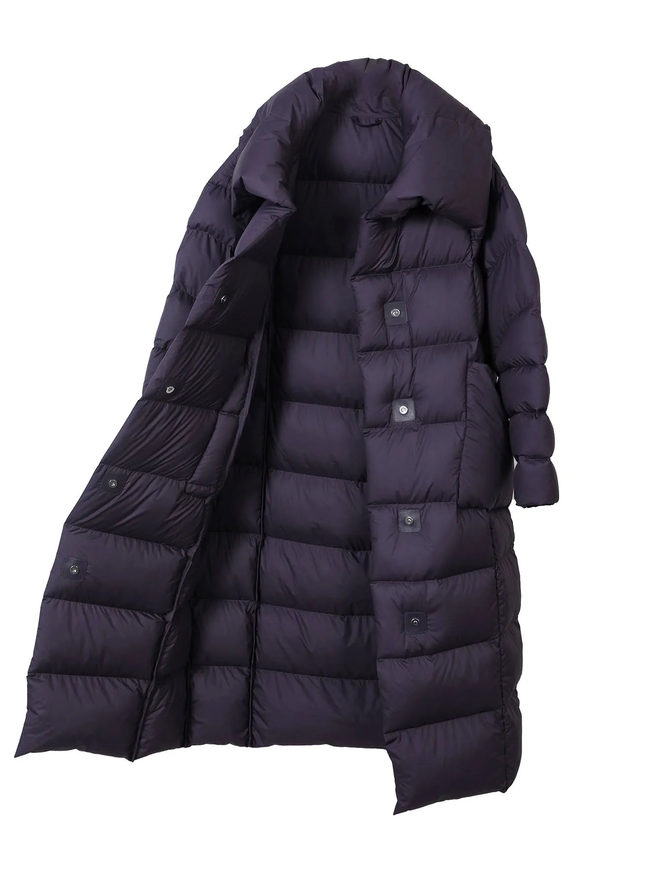 M&T Wear - The Ultimate Luxury Knee-Length White Down Puffer Coat