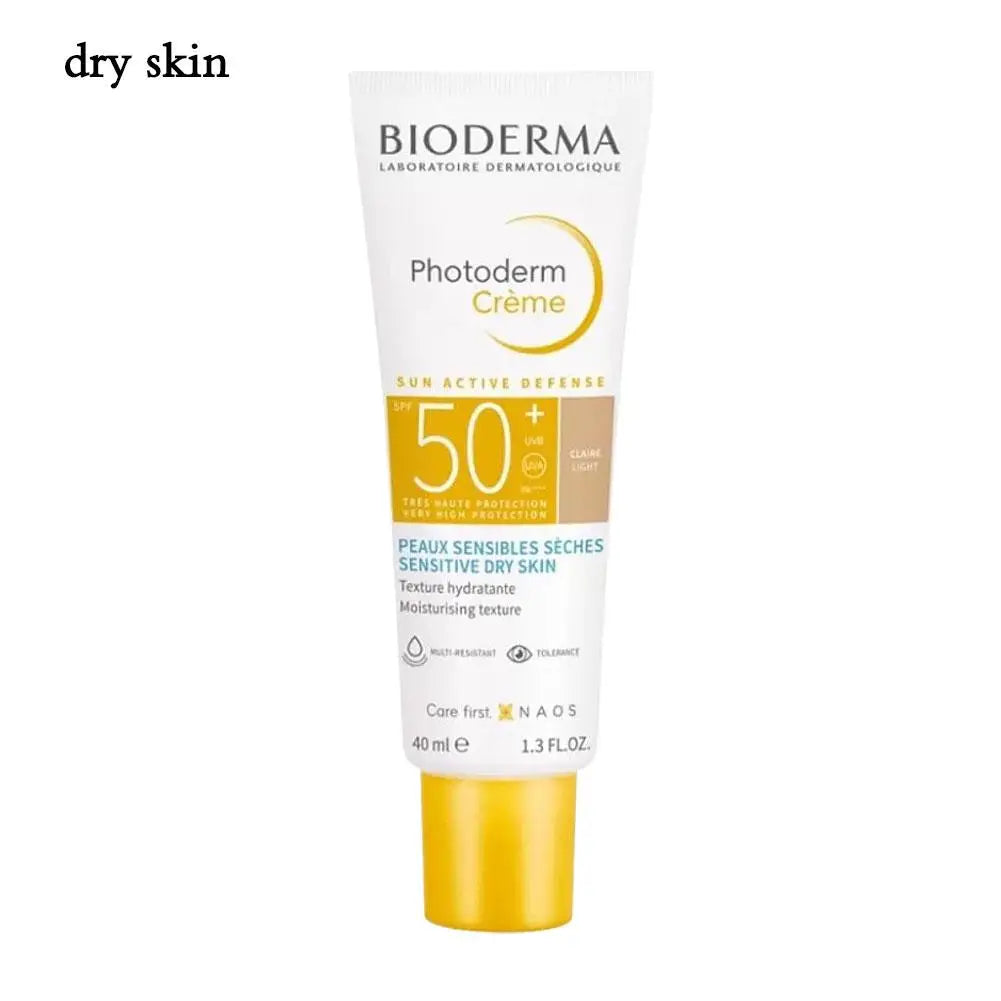 BIODERMA Sunscreen Cream SPF50+  All Skin Types - Sensitive Skin Ance Skin Dry Skin Waterproof Sweat Proof Sunblock