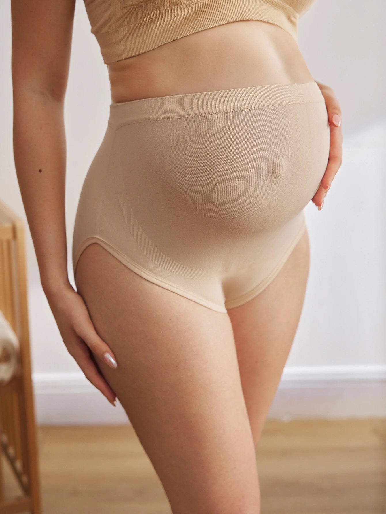 M&T Wear - High-Waist Thermal Abdominal Support Maternity Underwear