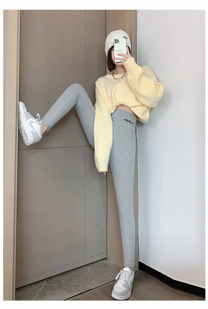 M&T Wear - Winter Velvet Thick High-Waist Leggings