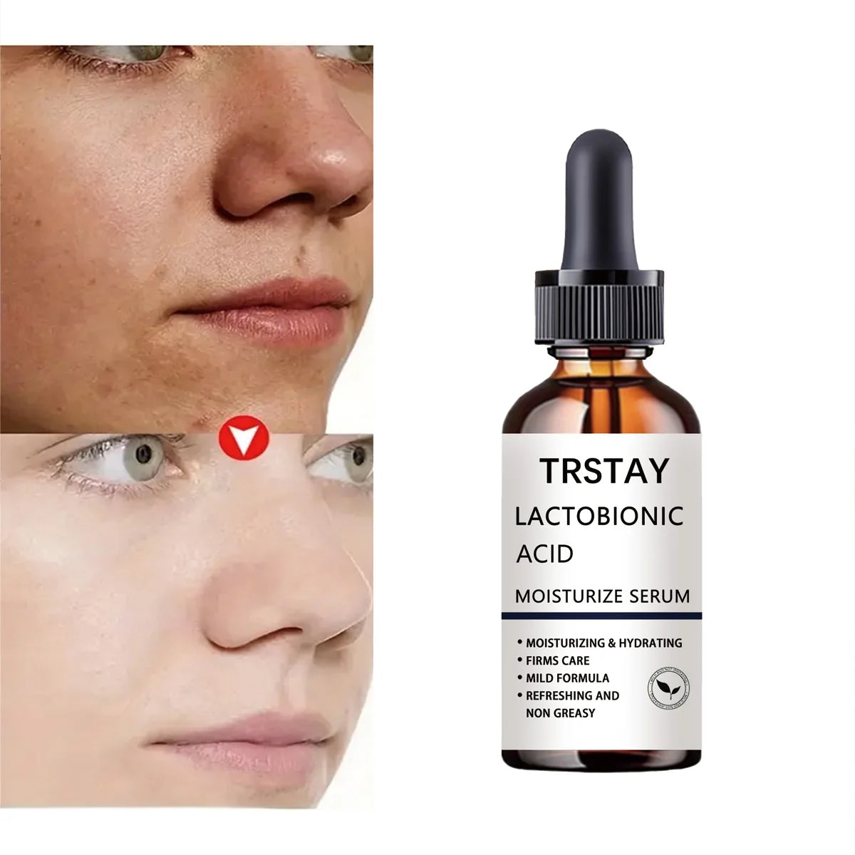 M&T Wear – Instant Perfection Serum | Lactobionic Acid Anti-Aging & Pore Refining Essence (30ml)