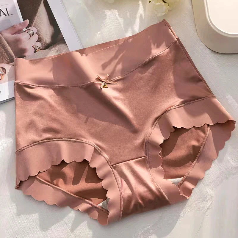 M&T Wear - Silk Panties Nice Briefs Soft Underwear Women's Mid rise Elegance Girls Sexy Lingerie