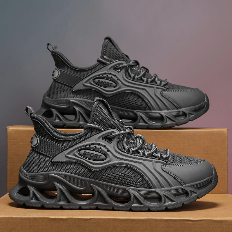 M&T Wear - Men's Casual Shoes Men Casual and Comfortable Running Sneakers Durable Lace-Up Design Suitable for Outdoor Sports and Daily Wear