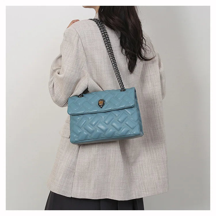 M&T Wear - Women’s Quilted Embroidery Chain Bag