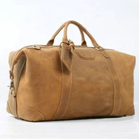 M&T Wear - New Fashion Genuine Leather Travel Duffle Bag & Weekend Tote