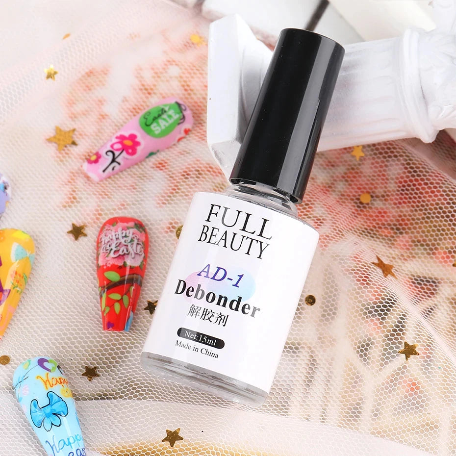 M&T Wear - Nail Glue Remover 15ml | Fast Dissolve for False Nails & Rhinestones