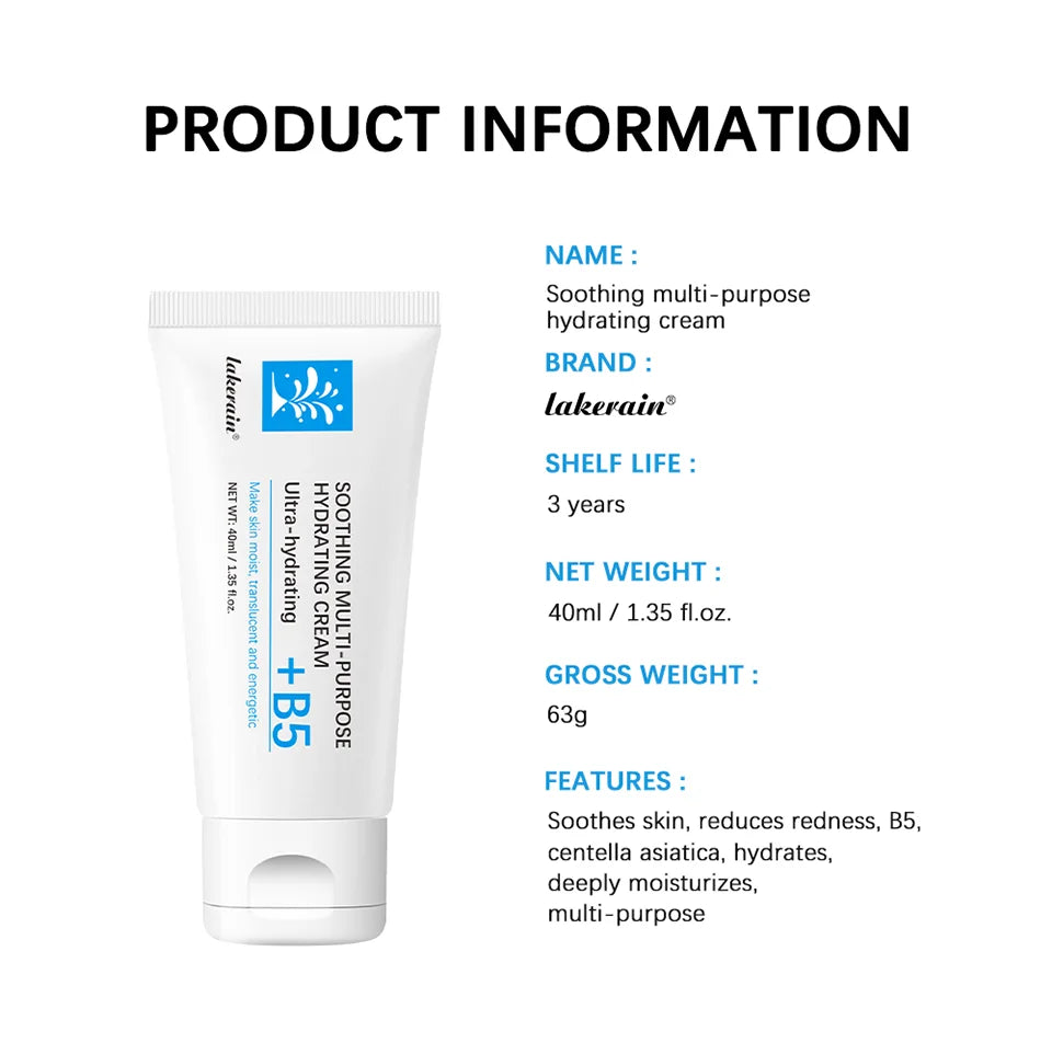 Soothing Multi-Purpose Hydrating Cream Effectively Solves Dry Chapped And Red Skin Nourishes Improve Repair Sunscreen Cream