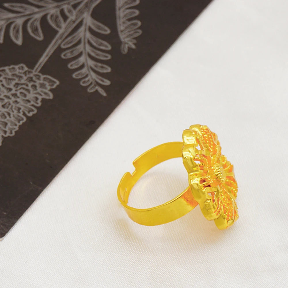 M&T Wear - Dubai Women's Jewelry Set, Gold Plated Necklace & Earrings for Weddings and Parties