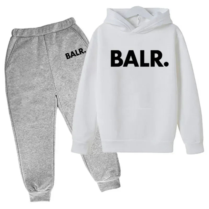 M&T Wear - Kids Tracksuit Boys Girls Sweatshirt Sweatpants 2 Piece Suit Spring Autumn Children Hooded Sets Fashion Casual Hoodis