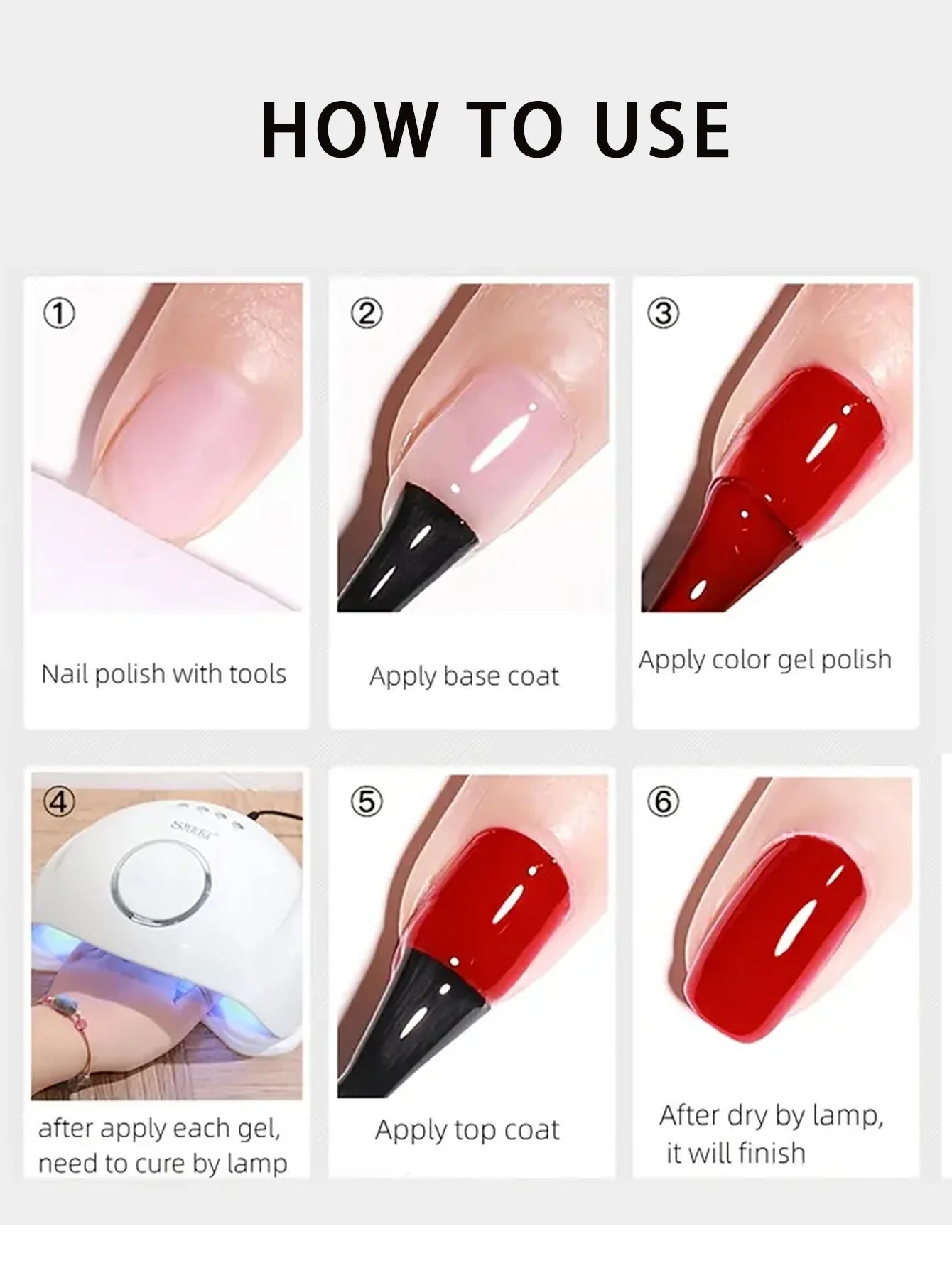 M&T Wear - Tortoise Sheer Orange Jelly Gel Nail Polish | UV Gel Polish Set (10ml)