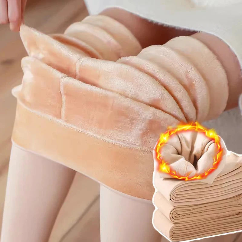 M&T Wear - Winter Velvet High Waist Leggings for Women