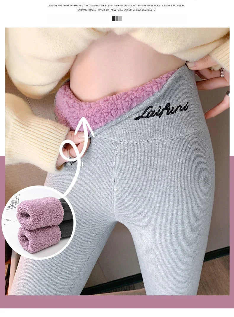 M&T Wear - Winter Velvet Thick High-Waist Leggings