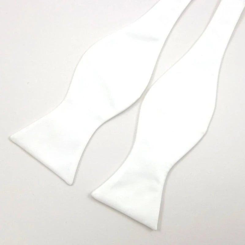 Men's Formal Pre-tied Adjustable Bow Tie Solid Color Elegant Wedding Party Event Bulk Wholesale Easy Wear British Style
