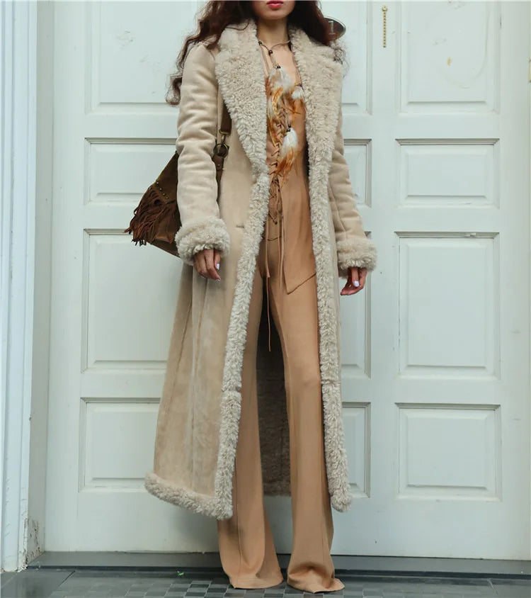 M&T Wear - Women's European Style Thickened Suede Winter Coat