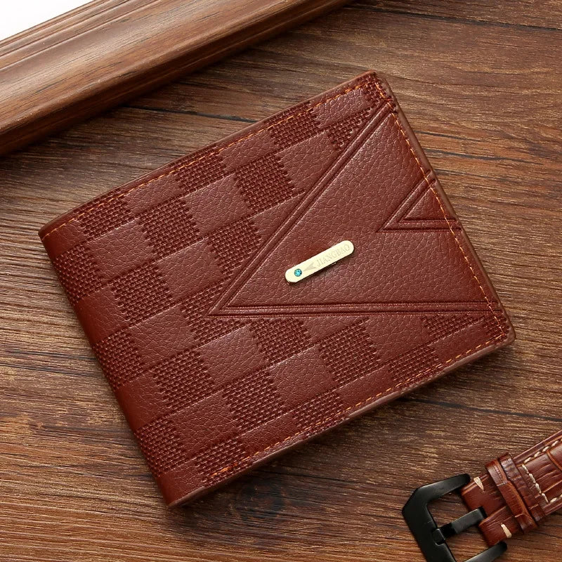 M&T Wear - Men’s Casual PU Leather Short Wallet