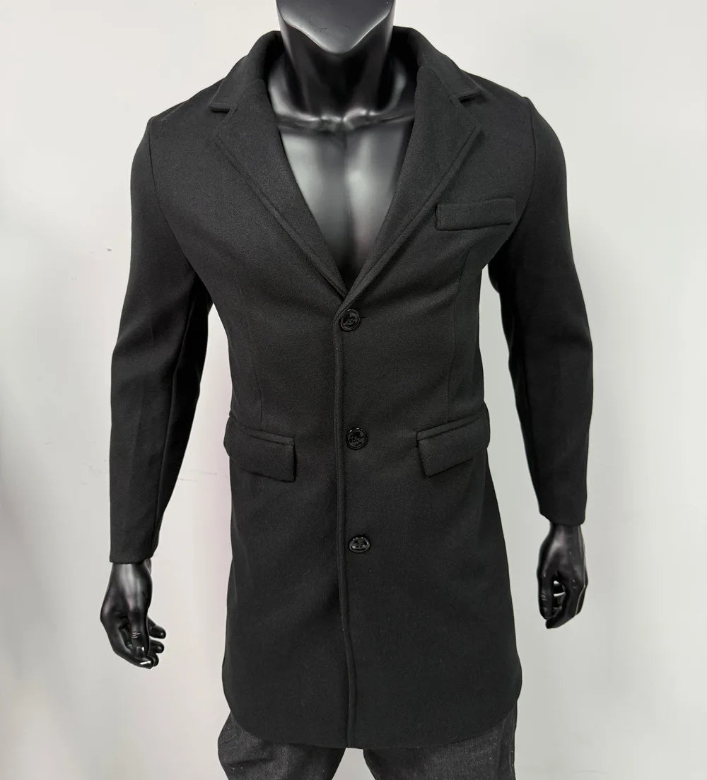 M&T Wear - Men's Solid Color Business Casual Autumn Jacket