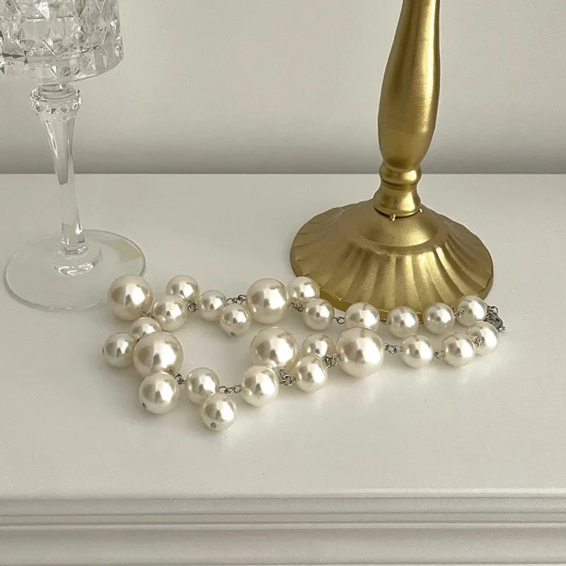 M&T Wear - Pearl Necklace for Women, European & American Style Travel and Wedding Accessory