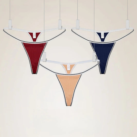 M&T Wear - Seamless Low-Rise Cotton Antibacterial Sports G-String